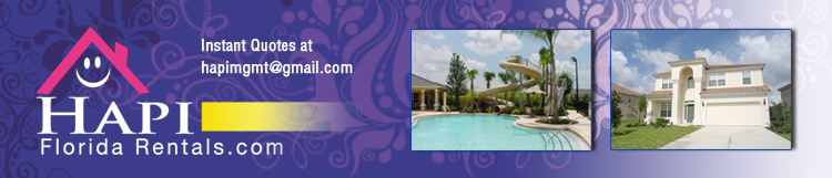 Hapi Florida Rentals, Vacation Homes at Windsor Hills, Emerald Island and Reunion Resorts Kissimmee